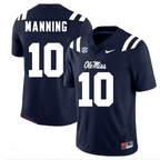 Men's #10 Eli Manning Ole Miss Rebels College Football Jersey