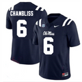 Men's #6 Trinidad Chambliss Ole Miss Rebels College Football Jersey