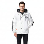 Men's Hooded Loose Fit Layered Casual Jacket