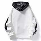 Men's Hooded Loose Fit Layered Casual Jacket