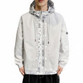 Men's Hooded Loose Fit Layered Fashion Jacket