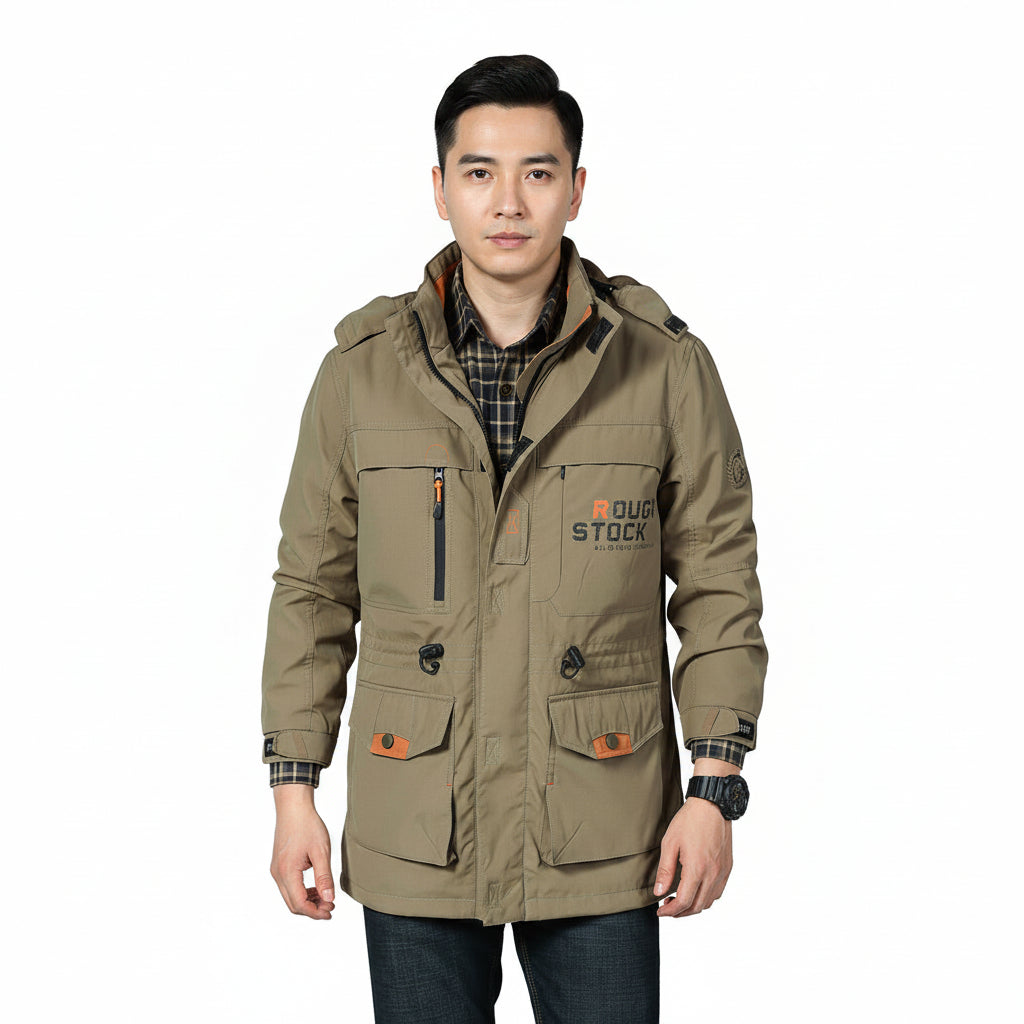 Men's Lightweight Hooded Waterproof Outdoor Jacket