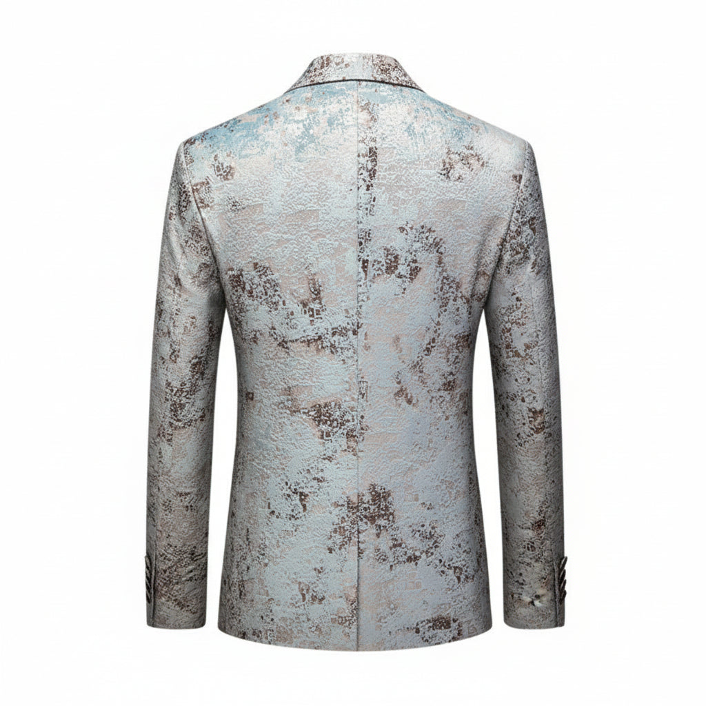 Men's Slim Fit Casual One Button Blazer Jacket