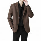 Men's Summer Slim Fit Business Casual Drapey Blazer Jacket