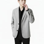 Men's Summer Slim Fit Business Casual Drapey Blazer Jacket