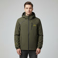 Men's Waterproof Fleece Lined Padded Winter Jacket