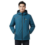 Men's Waterproof Fleece Lined Padded Winter Jacket