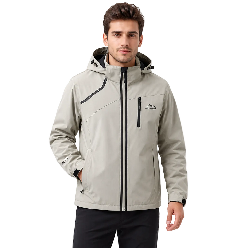 Men's Waterproof Fleece Lined Padded Winter Jacket
