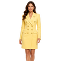 Women's Elegant Tailored Blazer Collar Sheath Dress