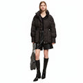 Women's Graphene Duck Down Stand Collar Puffer Jacket