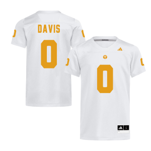 Men's #0 Ethan Davis Tennessee Volunteers Football Jersey