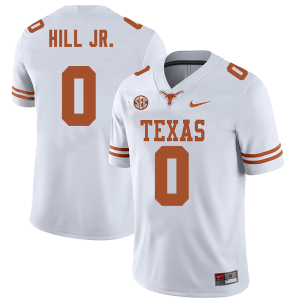 Men's #0 Anthony Hill Jr Texas Longhorns College Football Jersey