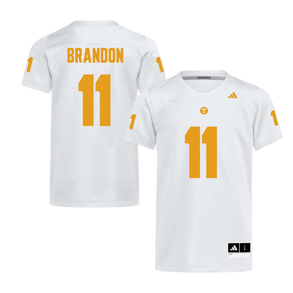 Men's #11 Faizon Brandon Tennessee Volunteers Football Jersey - Image 2