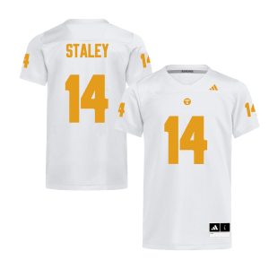 Men's #14 Braylon Staley Tennessee Volunteers Football Jersey
