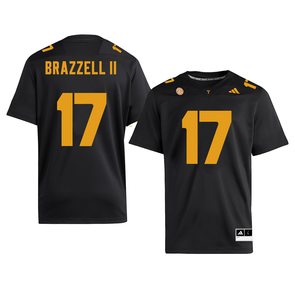 Men's #17 Chris Brazzell II Tennessee Volunteers Football Jersey - Image 2
