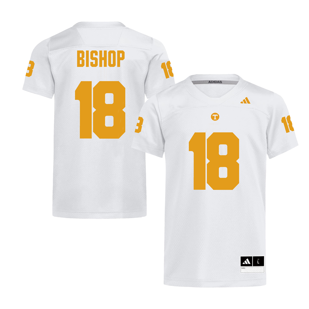 Men's #18 DeSean Bishop Tennessee Volunteers Football Jersey