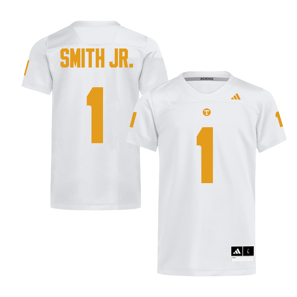 Men's #1 Travis Smith Jr Tennessee Volunteers Football Jersey