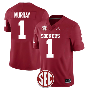Men's #1 Kyler Murray Oklahoma Sooners Football Jersey