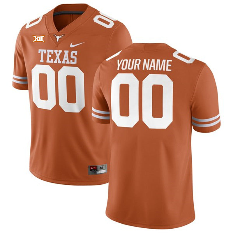 Men's #00 Custom Texas Longhorns College Football Jersey - Image 2