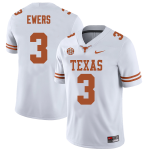 Men's #3 Quinn Ewers Texas Longhorns College Football Jersey