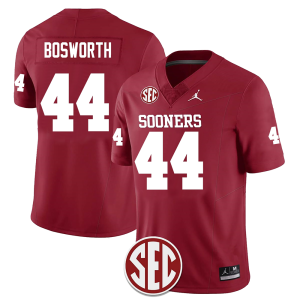 Men's #44 Brian Bosworth Oklahoma Sooners Football Jersey