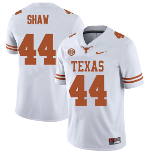 Men's #44 Travis Shaw Texas Longhorns College Football Jersey