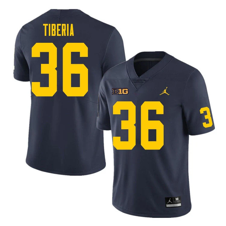 Men's #36 Nico Tiberia Michigan Wolverines College Football Jersey - Image 3