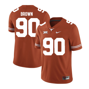 Men's #90 Malcom Brown Texas Longhorns College Football Jersey