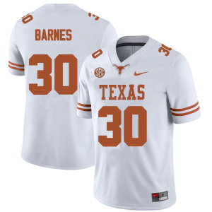 Men's #30 Elijah Barnes Texas Longhorns College Football Jersey
