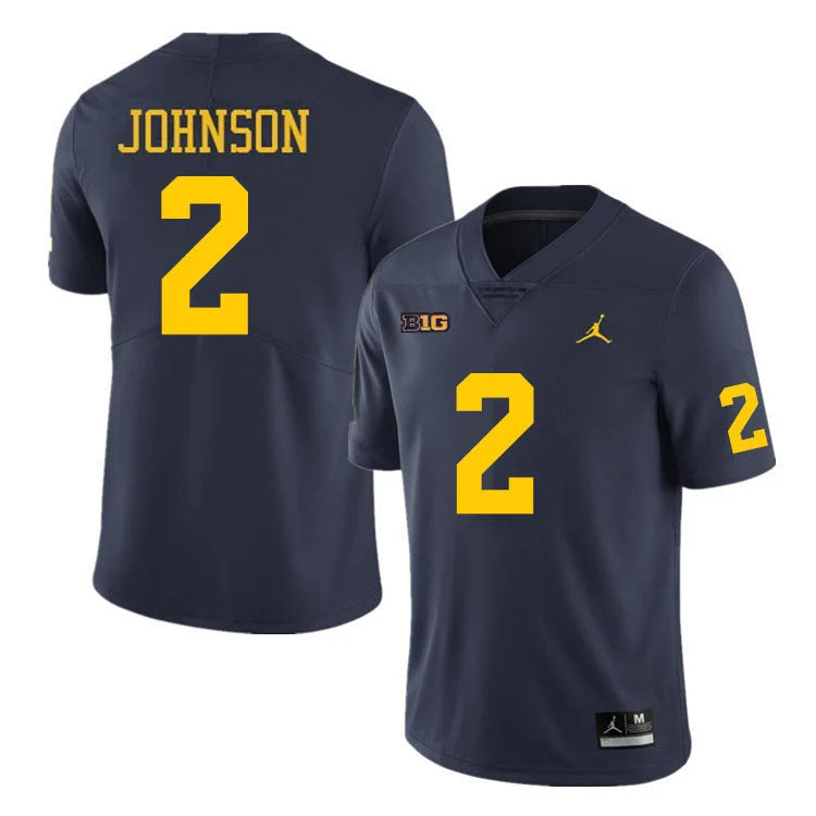Men's #2 Will Johnson Michigan Wolverines College Football Jersey - Image 3