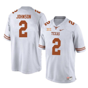 Men's #2 Roschon Johnson Texas Longhorns College Football Jersey