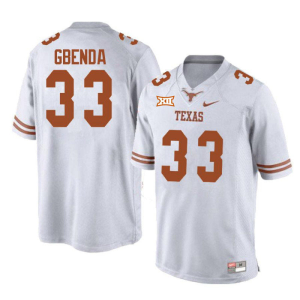 Men's #33 David Gbenda Texas Longhorns College Football Jersey