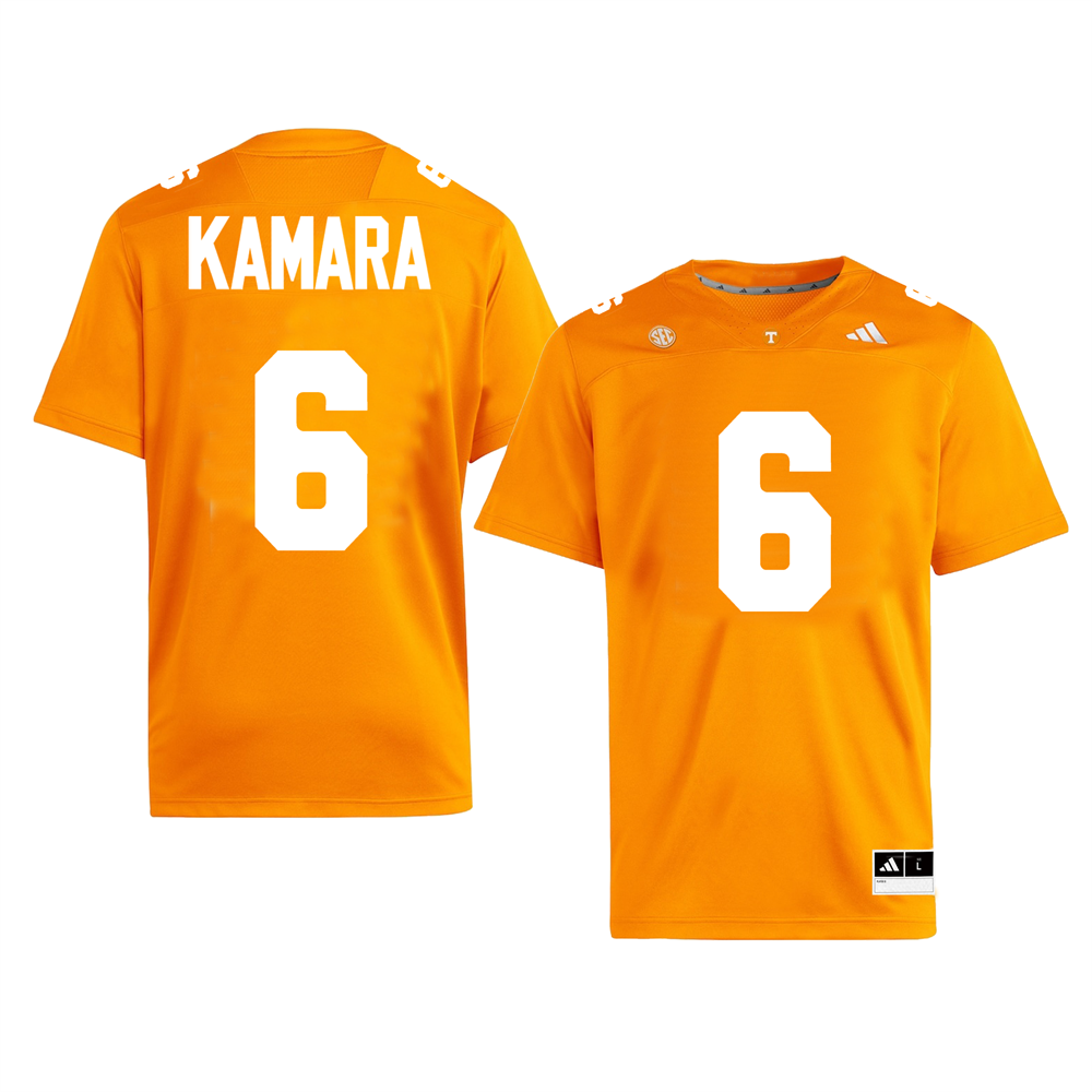 Men's #6 Alvin Kamara Tennessee Volunteers Football Jersey - Image 3