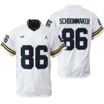 Men's #86 Luke Schoonmaker Michigan Wolverines College Football Jersey