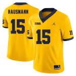 Men's #15 Ernest Hausmann Michigan Wolverines College Football Jersey