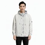 Men's Hooded Loose Fit Layered Fashion Jacket