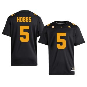 Men's #5 Daevin Hobbs Tennessee Volunteers Football Jersey