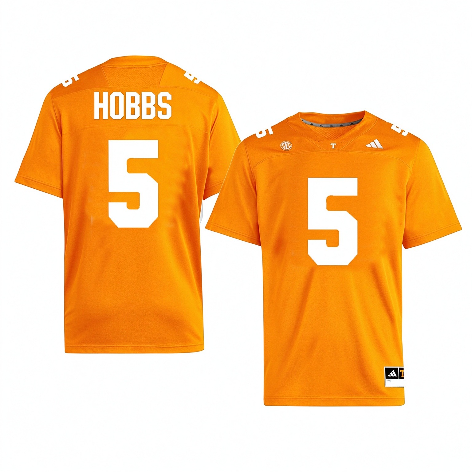 Men's #5 Daevin Hobbs Tennessee Volunteers Football Jersey - Image 3