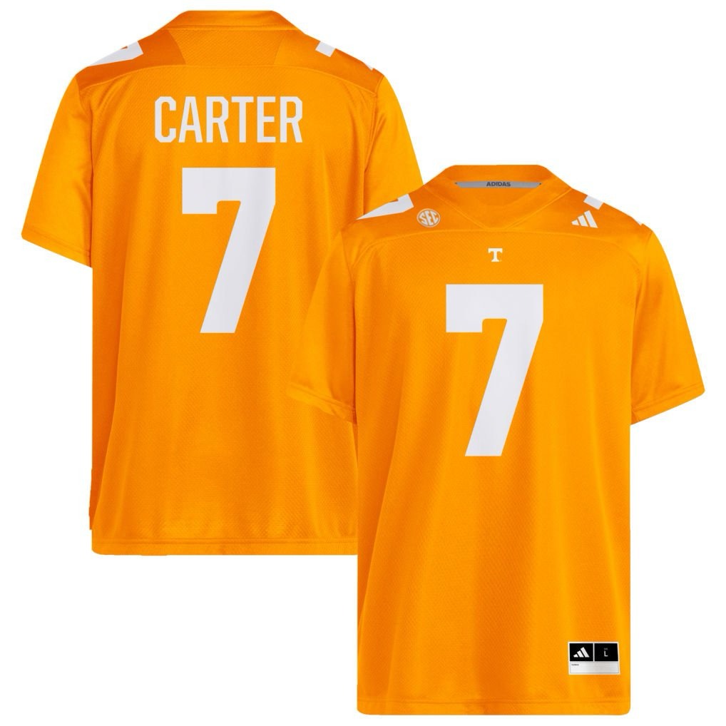 Men's #7 Arion Carter Tennessee Volunteers Football Jersey - Image 2