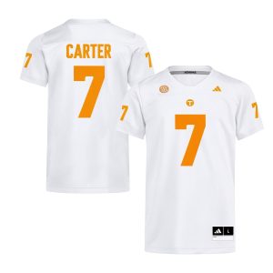 Men's #7 Arion Carter Tennessee Volunteers Football Jersey
