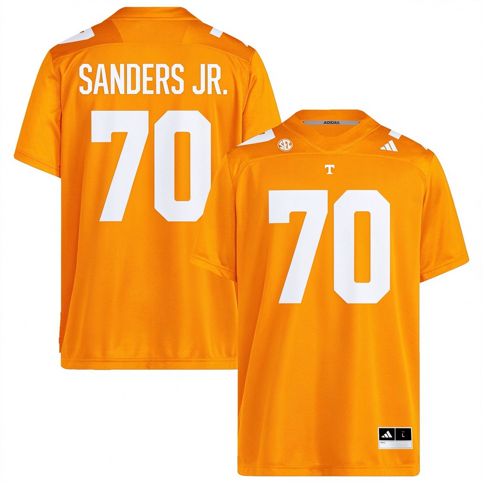 Men's #70 David Sanders Jr Tennessee Volunteers Football Jersey - Image 3