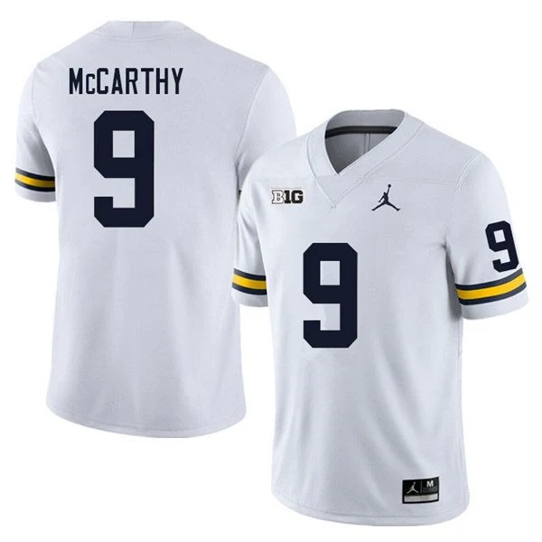 Men's #9 J.J. McCarthy Michigan Wolverines College Football Jersey - Image 2