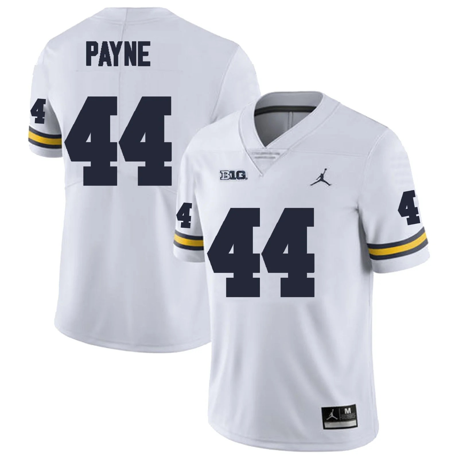 Men's #44 Damon Payne Michigan Wolverines College Football Jersey - Image 2