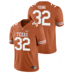 Men's #32 Daniel Young Texas Longhorns College Football Jersey