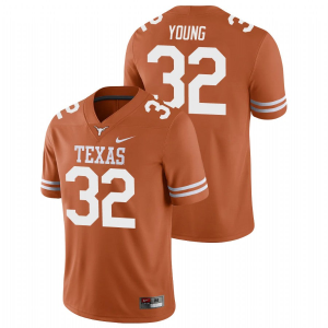 Men's #32 Daniel Young Texas Longhorns College Football Jersey