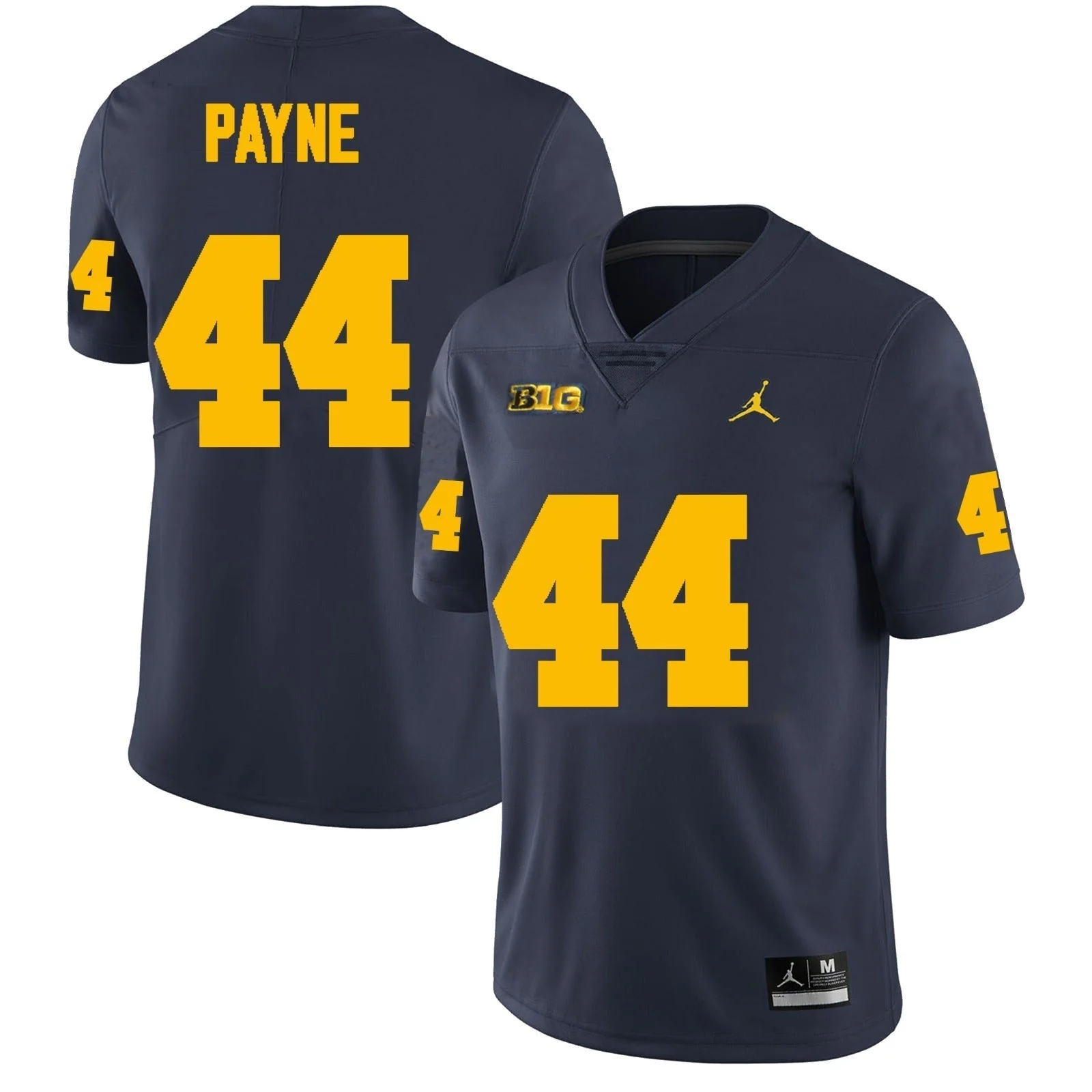 Men's #44 Damon Payne Michigan Wolverines College Football Jersey - Image 3
