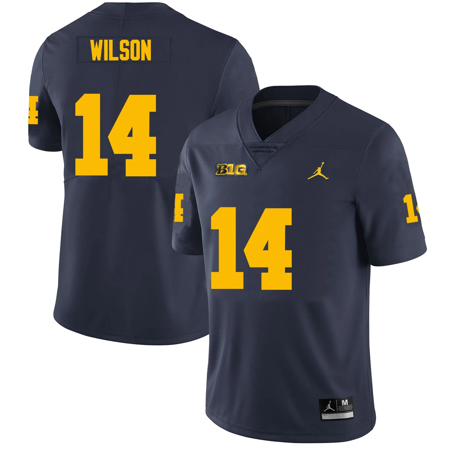 Men's #14 Roman Wilson Michigan Wolverines College Football Jersey - Image 3