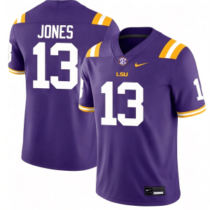 Men's #13 Dilin Jones LSU Tigers College Football Jersey