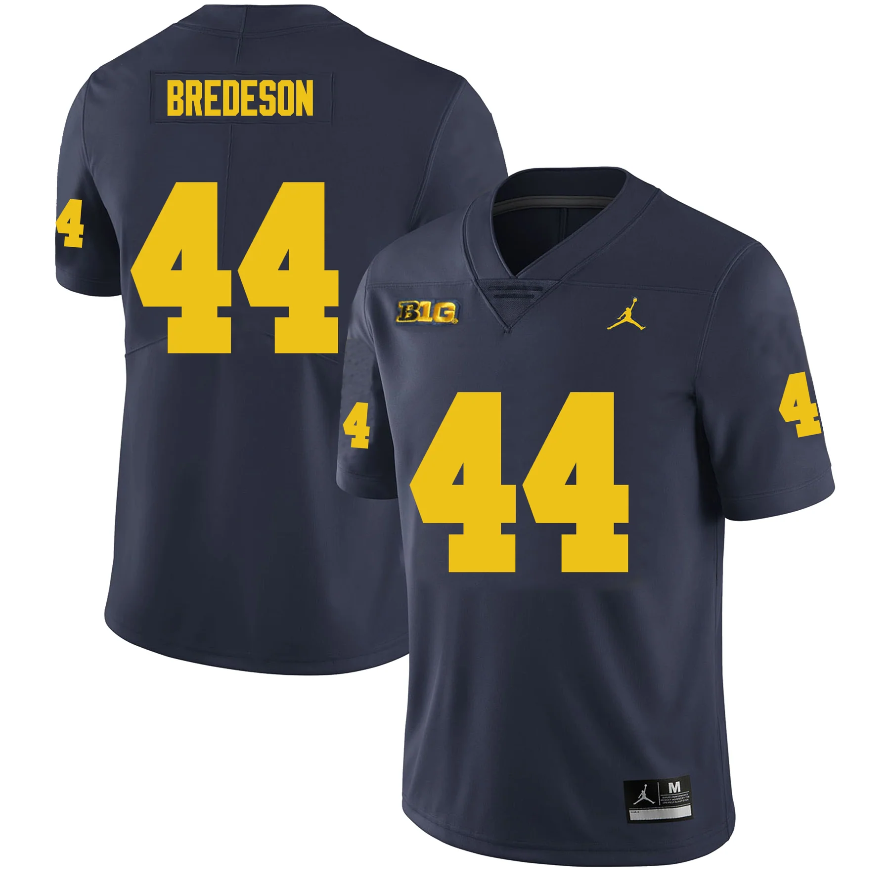 Men's #44 Max Bredeson Michigan Wolverines College Football Jersey - Image 3