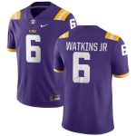 Men's #6 Winston Watkins Jr LSU Tigers College Football Jersey